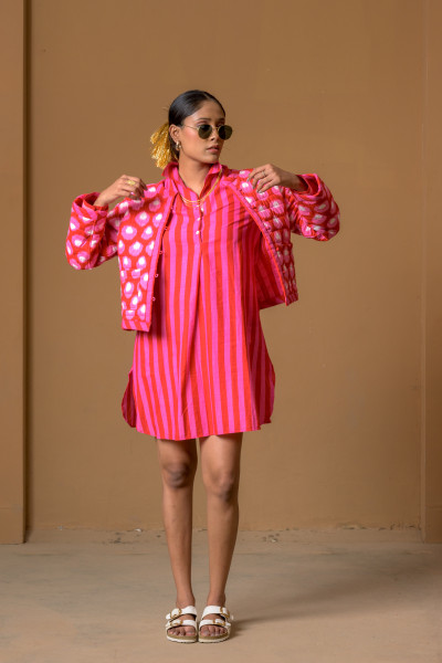 Domino Jacket, Latifa Pink