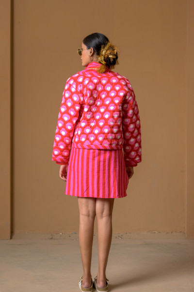 Domino Jacket, Latifa Pink