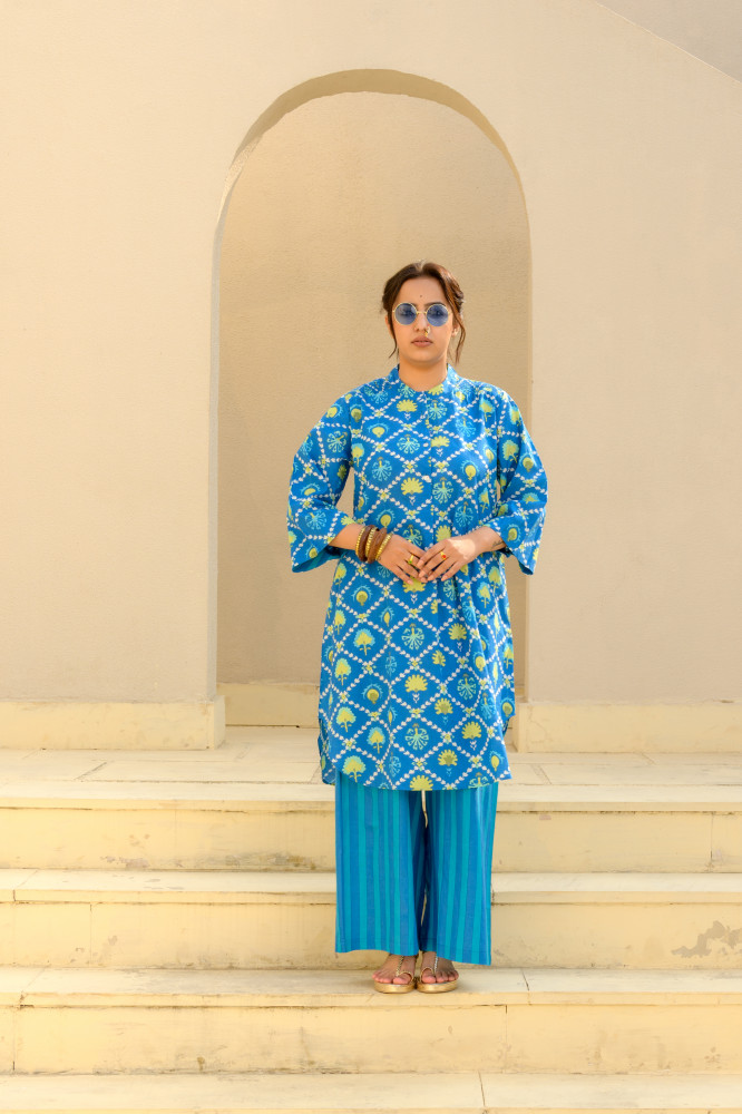 Image of Pinky Set, Lattice Blue