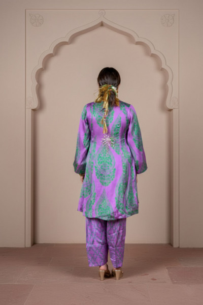 Suman Suit Set,Emperor Purple