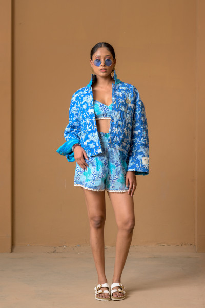 Zingo Jacket,Sanctuary Blue