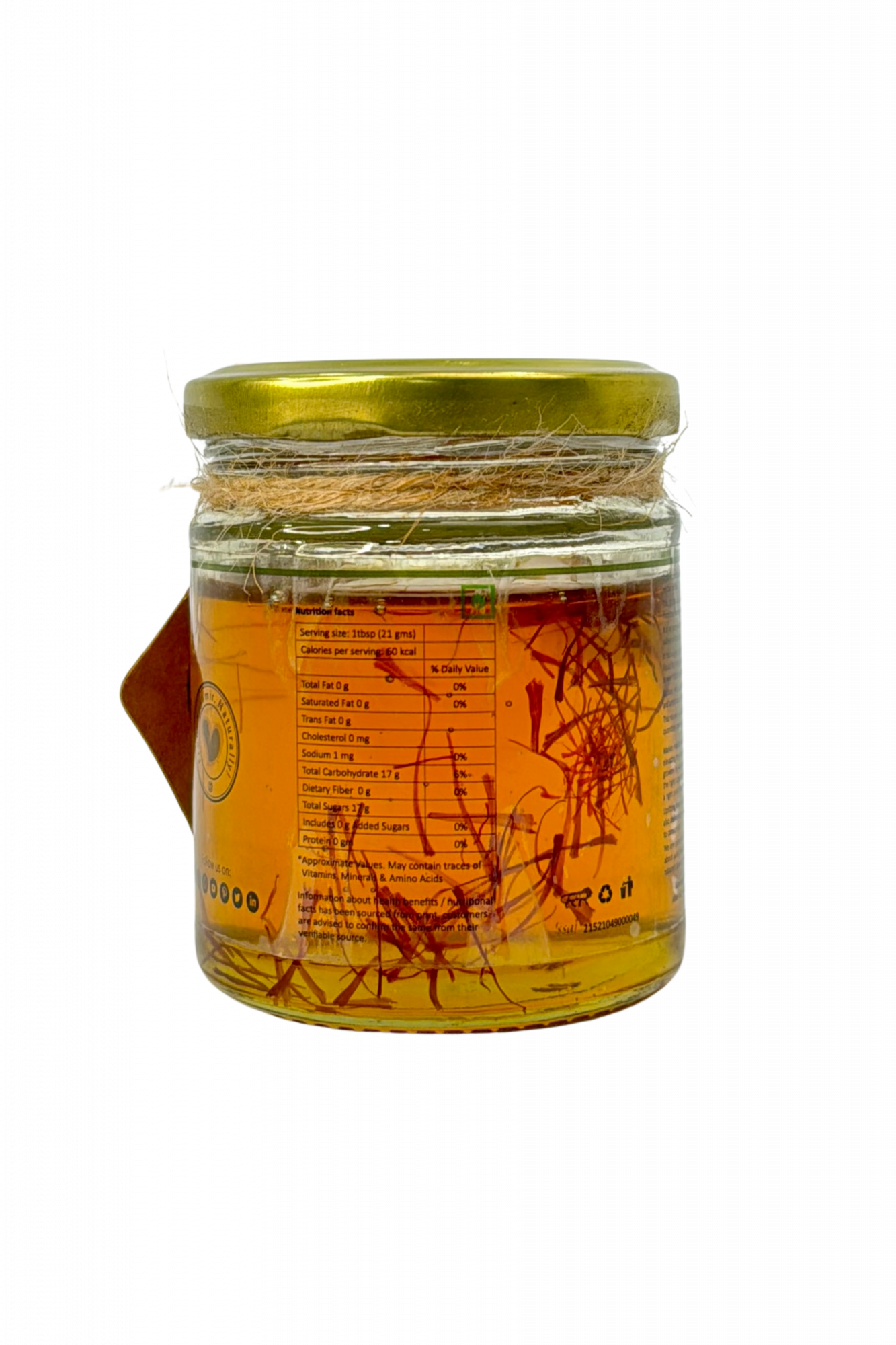 Saffron Infused Acacia Honey