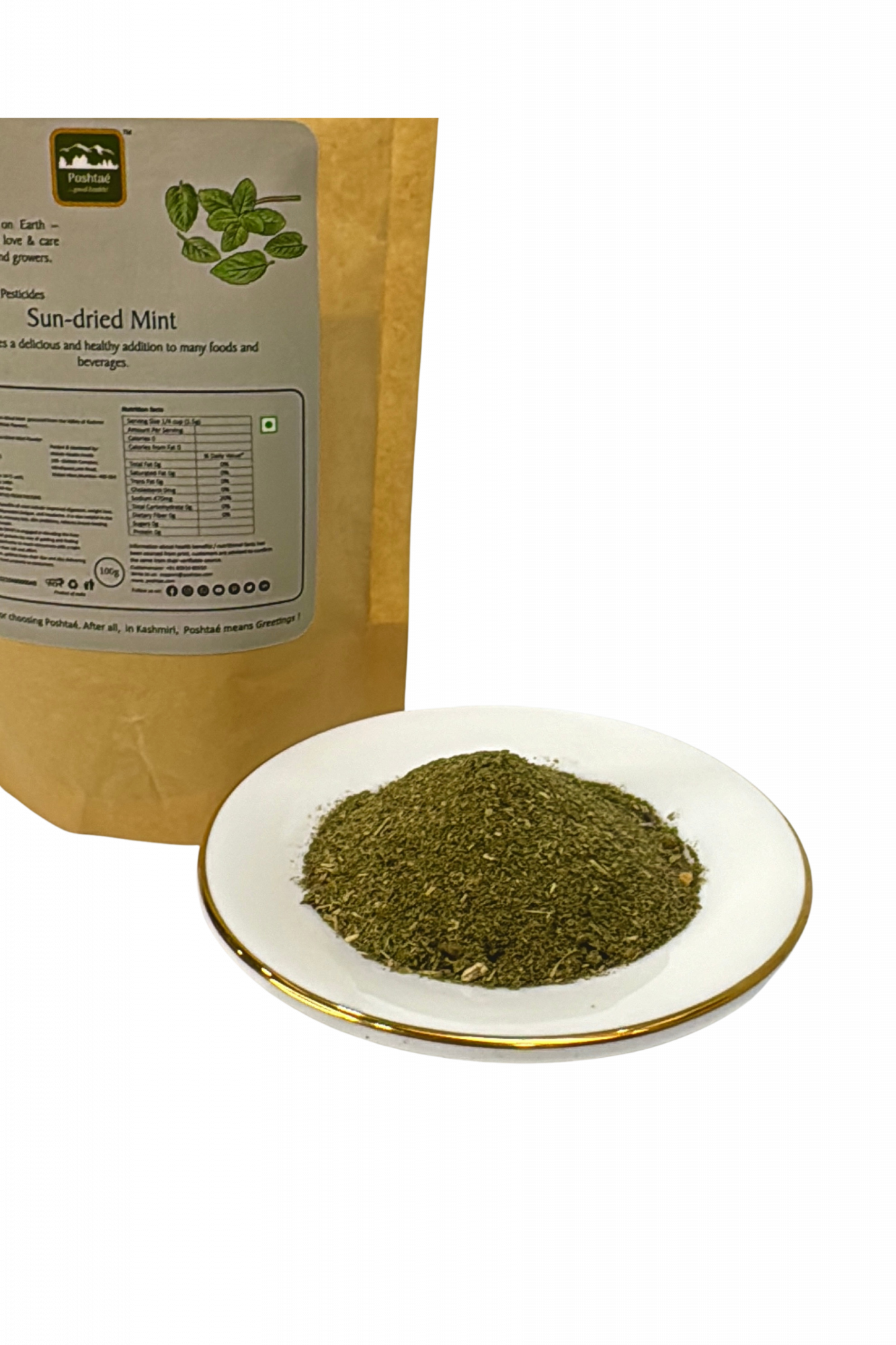 Sun Dried Mint Leaves