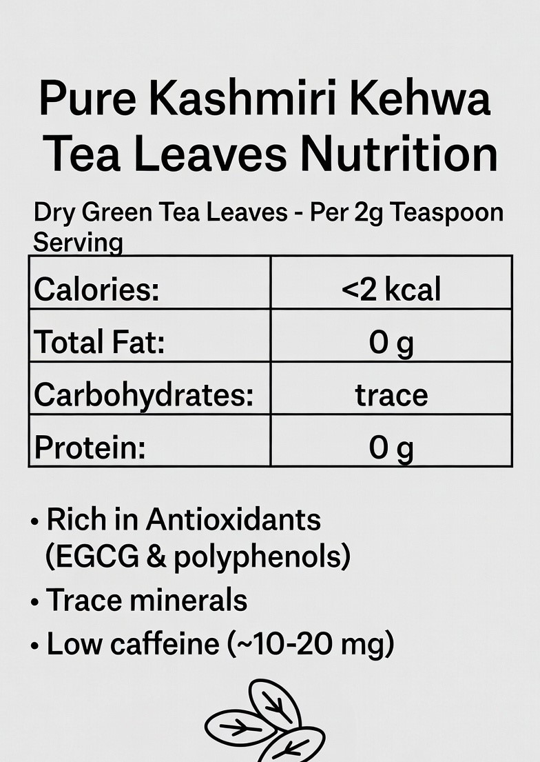 Kashmiri Kehwa Tea Leaves