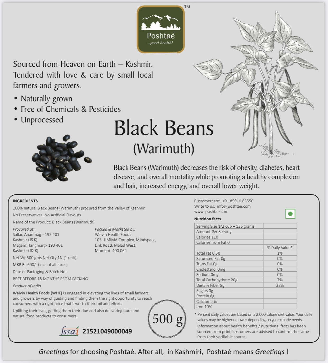 Black Beans Warimuth