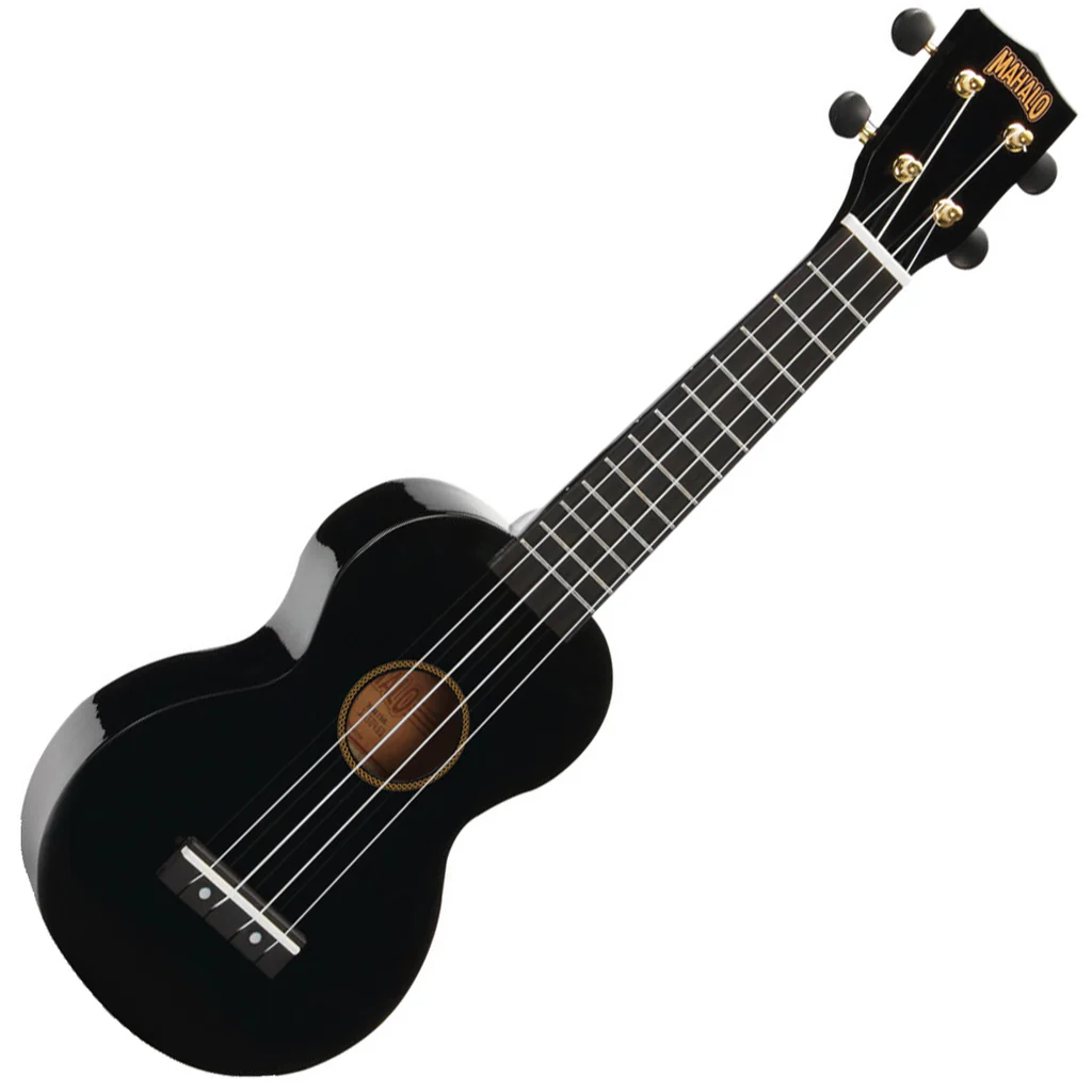 Mahalo MH1TBK Hano Series Trans Black Soprano With Bag Ukulele