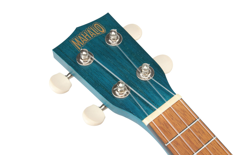 Mahalo MK1TBU Kahiko Series Soprano Blue With Bag Ukulele