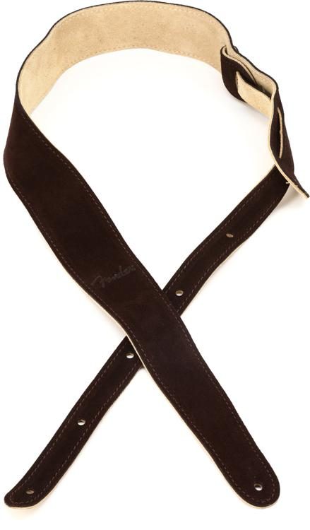Fender 990691021 Brown/Tan Reversible Suede Guitar Strap