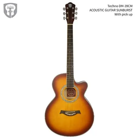 Techno TMR239C Sunburst Acoustic Guitar