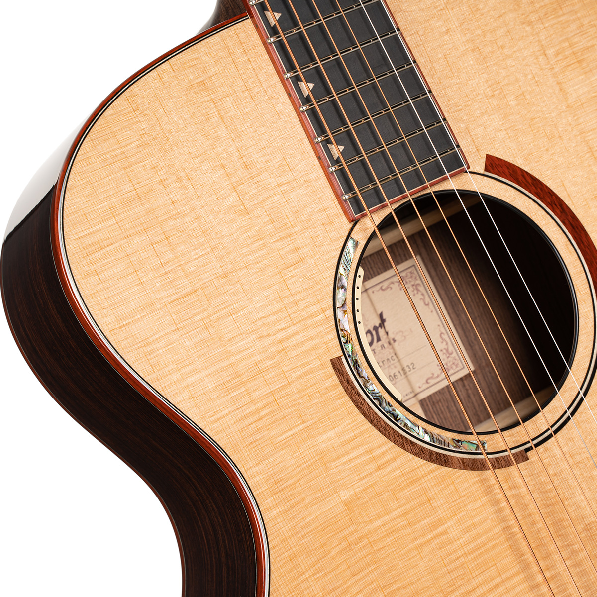 Cort Abstract Delta Natural Masterpiece Series Electro-Acoustic Guitar