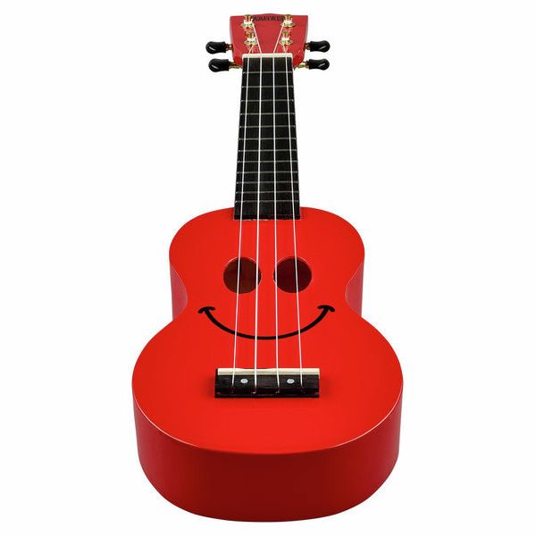 Mahalo U-SMILE-RD Series Soprano Red With Bag Ukulele