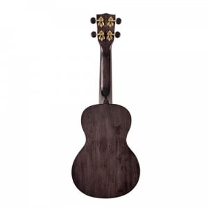 Mahalo MH2VTTBK Hano Series Trans Black EQ Concert With Padded Bag Ukulele