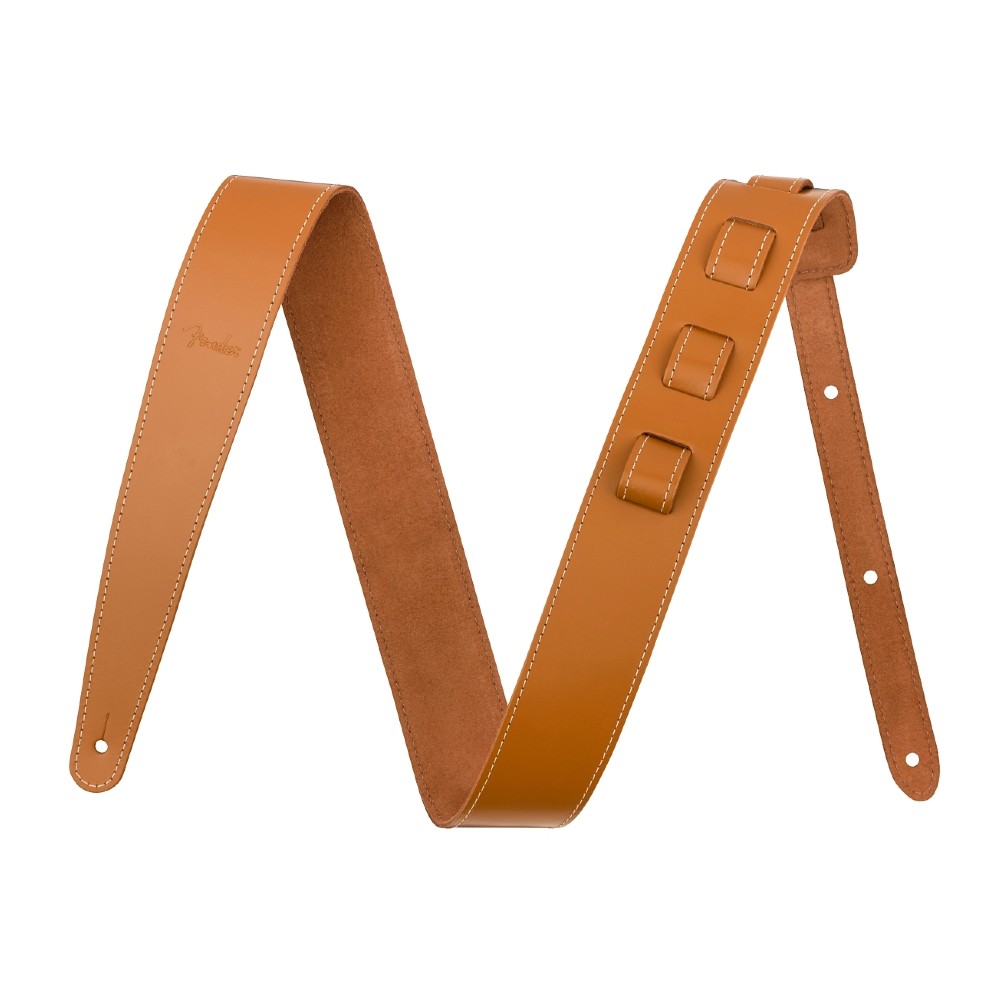 Fender 990642120 Tan Essentials Leather Straps