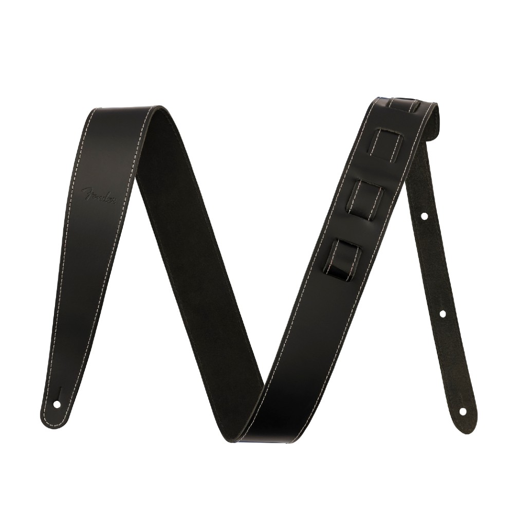 Fender 990642106 Black Essentials Leather Straps