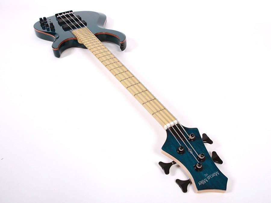 Sire M2-4 TBL M2 Series 4 String Transparent Blue Bass Guitar