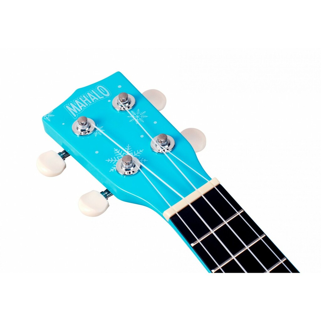 Mahalo MD1SNBU Snow Glacier Blue Soprano With Bag Ukulele