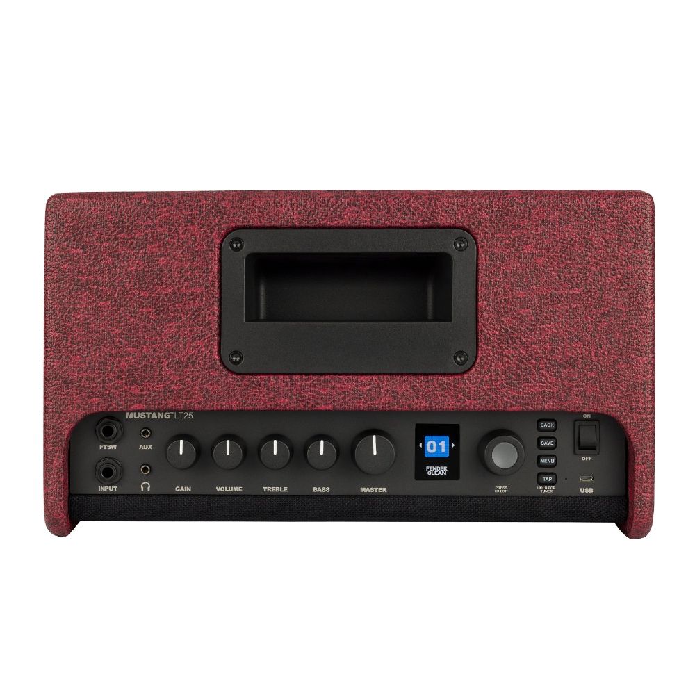 Fender Mustang LT25W 25W Wine Electric Guitar Amplifier