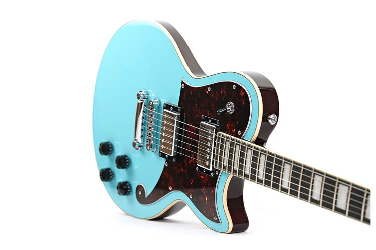 D'Angelico DAPATLSBMCS Premier Series Atlantic Sky Blue Electric Guitar