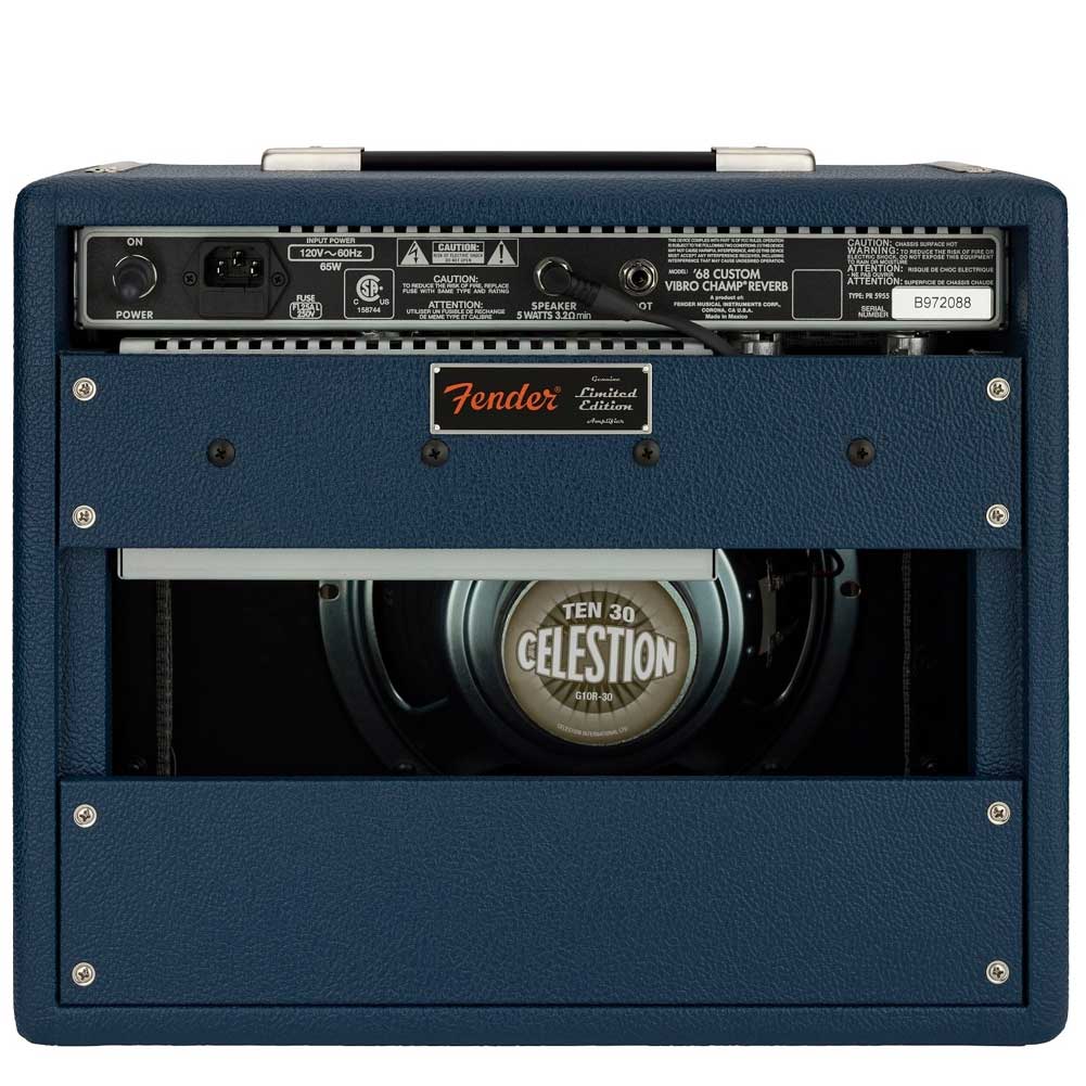 Fender 68 Custom Vibro Champ Navy Combo Guitar Amplifier