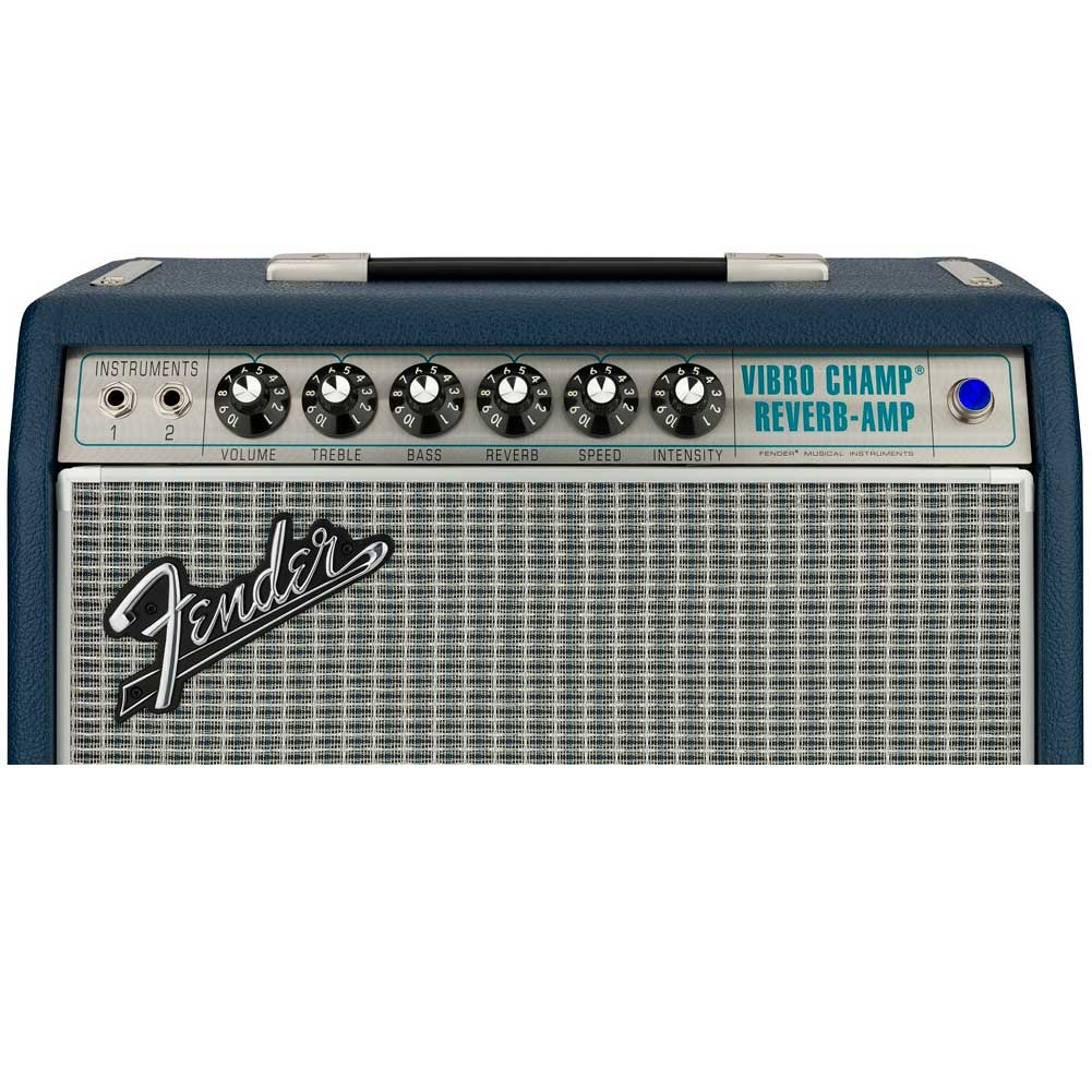 Fender 68 Custom Vibro Champ Navy Combo Guitar Amplifier