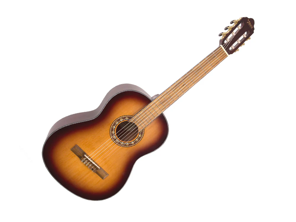 Valencia VC314CEASB 300 Series 4/4/ Cutway Electronic Aantique Sunburst Classical Guitar