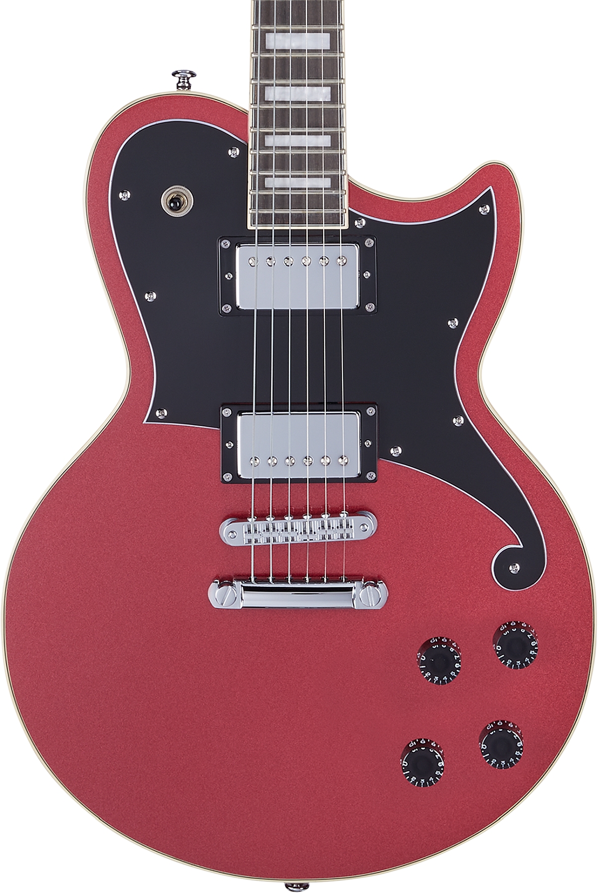 D'Angelico DAPATLOXBCS Premier Series Atlantic Oxblood Electric Guitar