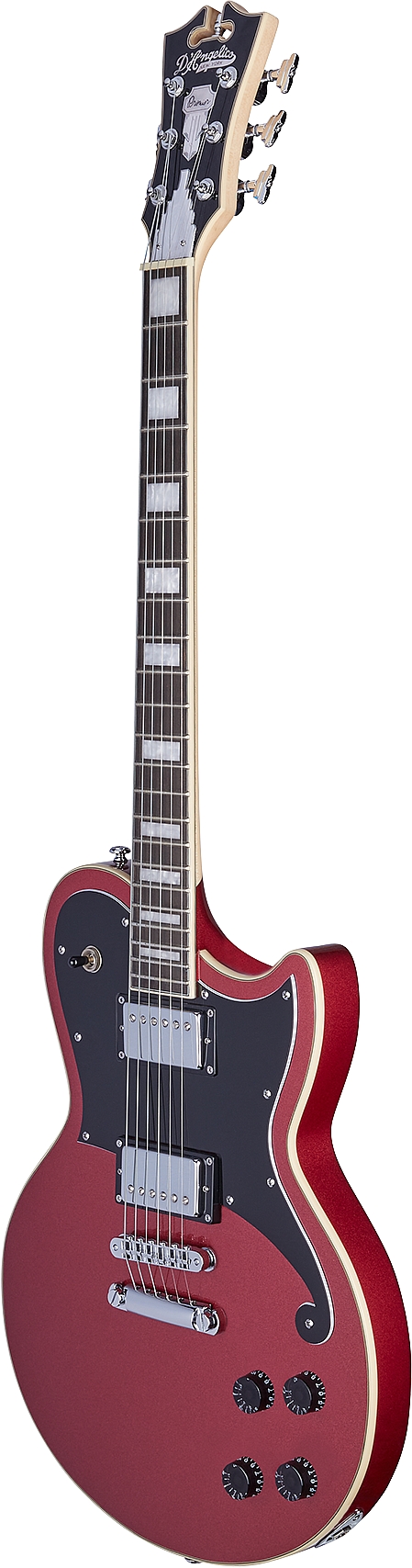 D'Angelico DAPATLOXBCS Premier Series Atlantic Oxblood Electric Guitar