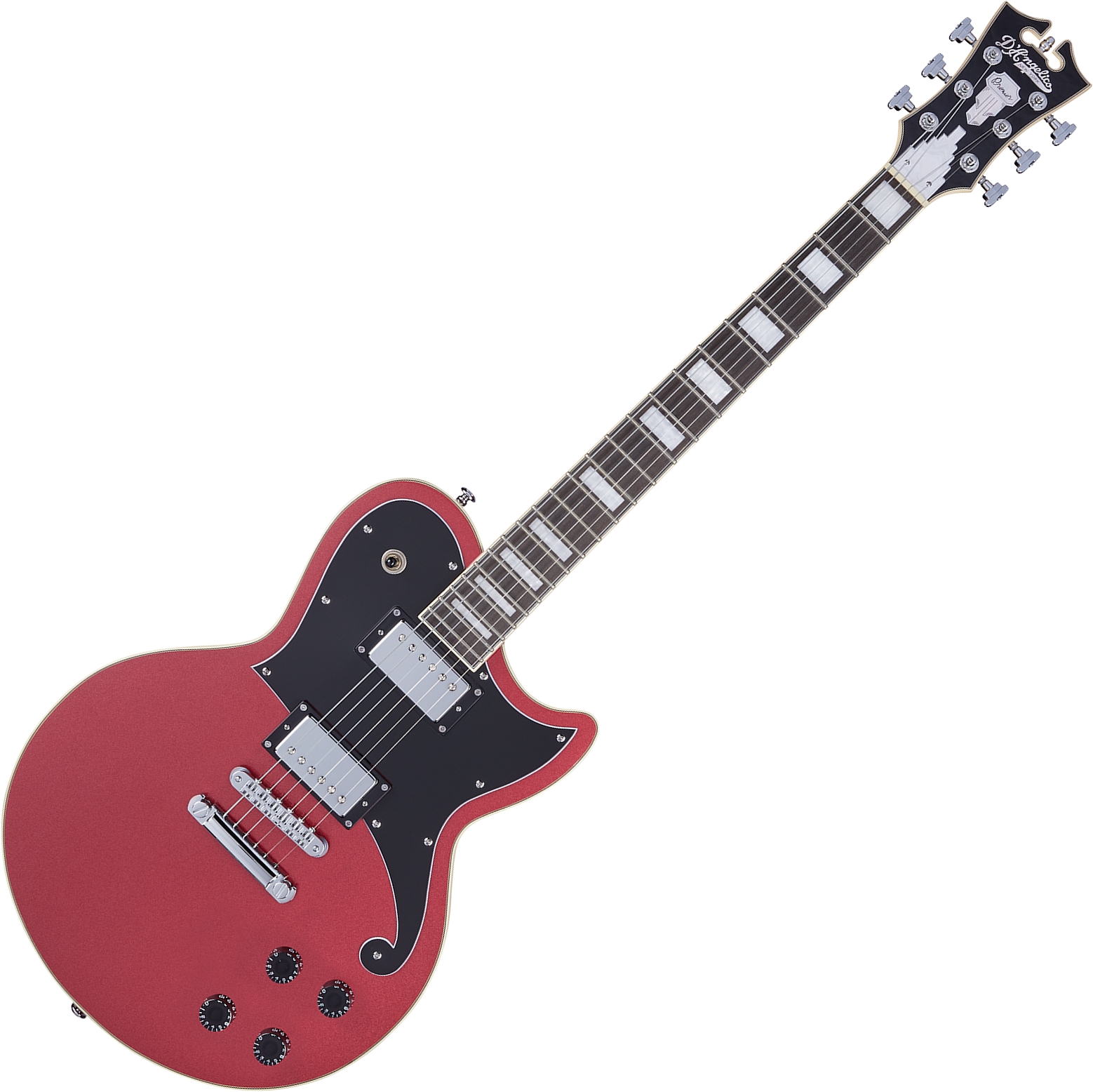 D'Angelico DAPATLOXBCS Premier Series Atlantic Oxblood Electric Guitar