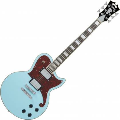D'Angelico DAPATLSBMCS Premier Series Atlantic Sky Blue Electric Guitar