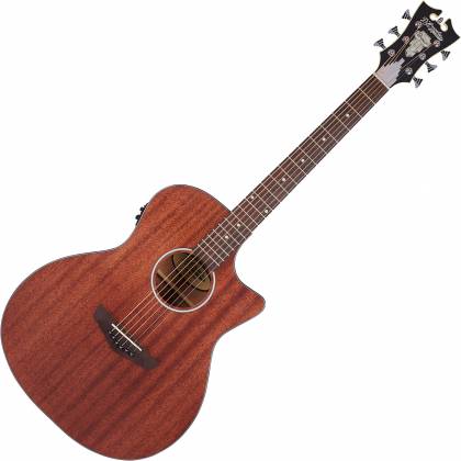 D'Angelico DAPLSG200MAHCP Premier Series Gramercy LS Natural Mahogany Satin Cutaway Electro-Acoustic Guitar