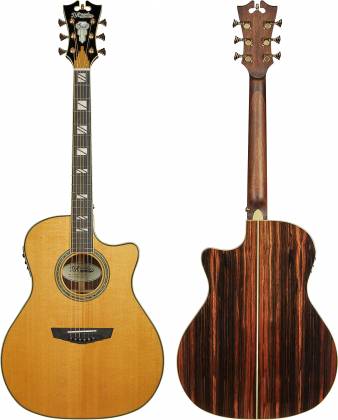 D'Angelico DAEG200VNATGP Excel Gramercy Vintage Natural Cutaway Electro-Acoustic Guitar