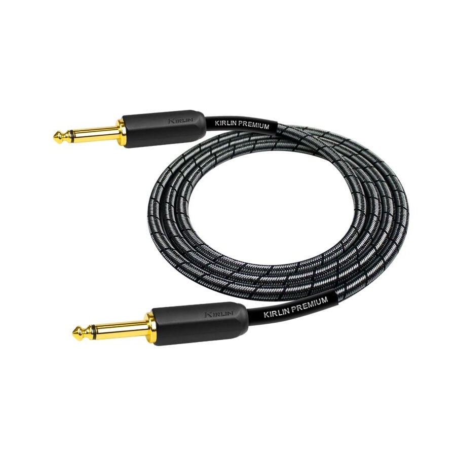 Kirlin IWB-201BEG-BM Premium Plus 6 Mtr Metallic Black Cable