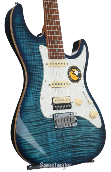 Sire S7 FM TBL S Series Larry Carlton Transparent Blue Electric Guitar