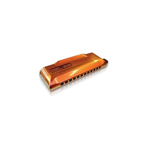 Hohner M754601 CX12 Jazz Red to Gold C Key Chromatic Harmonica