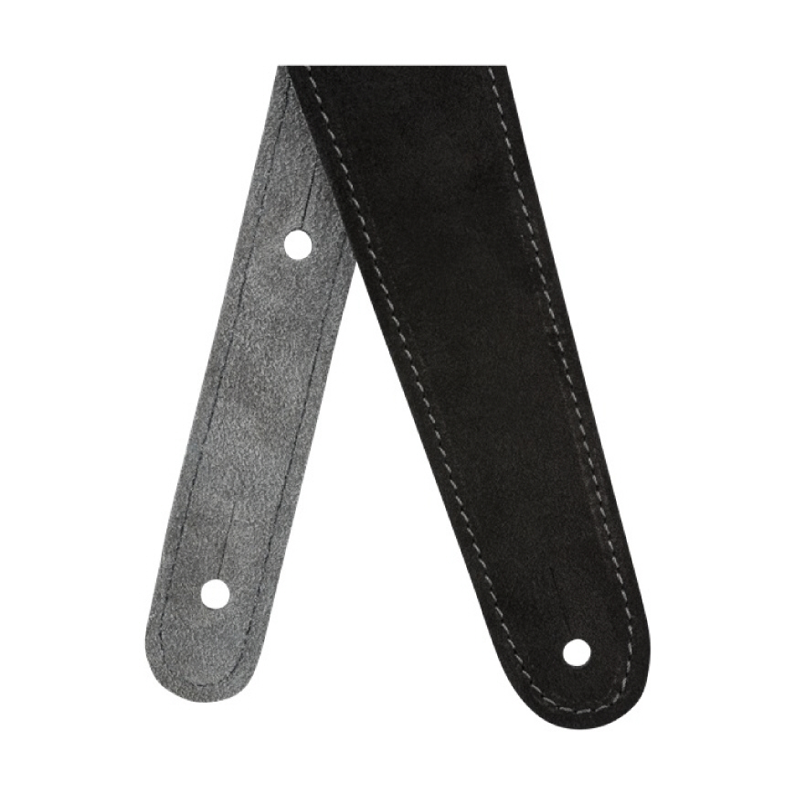 Fender 990691006 Black/Gray Reversible Suede Guitar Strap