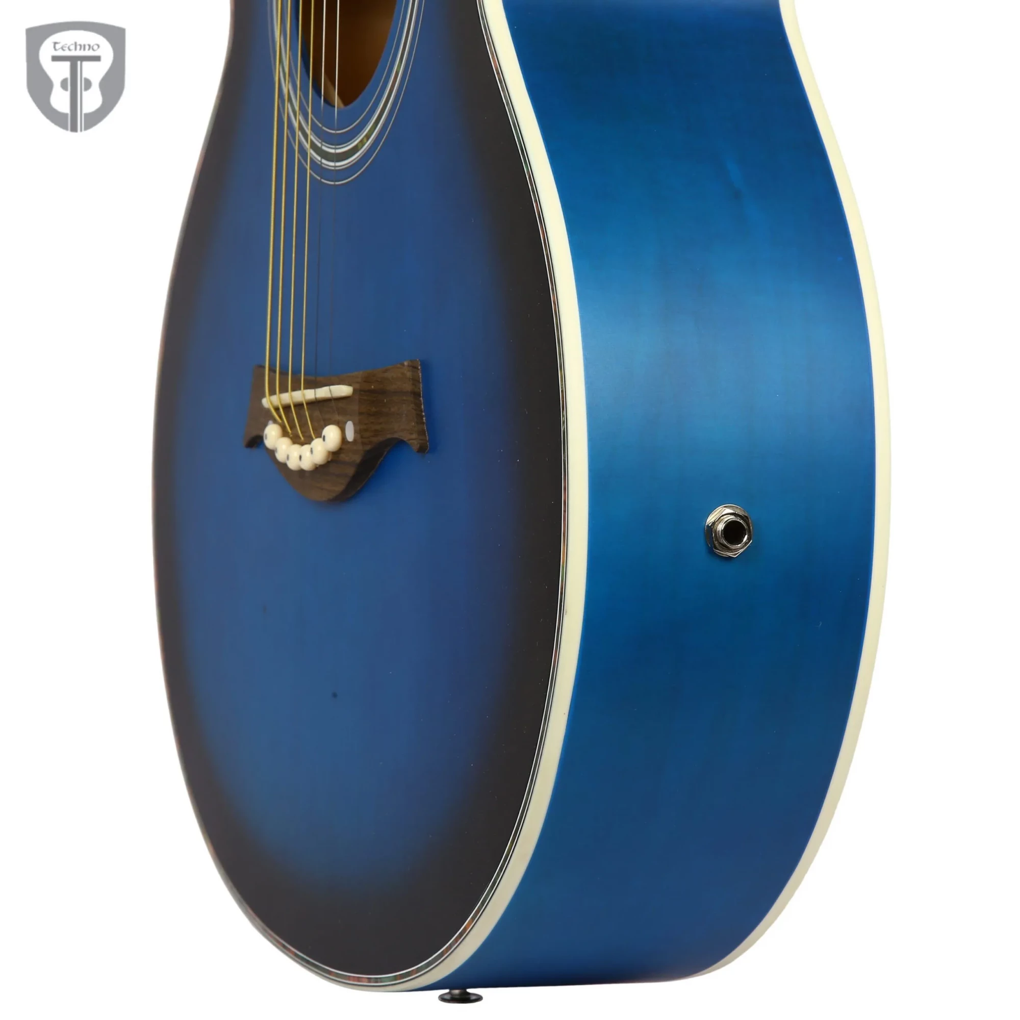 Techno TMR239CG Blue Acoustic Guitar