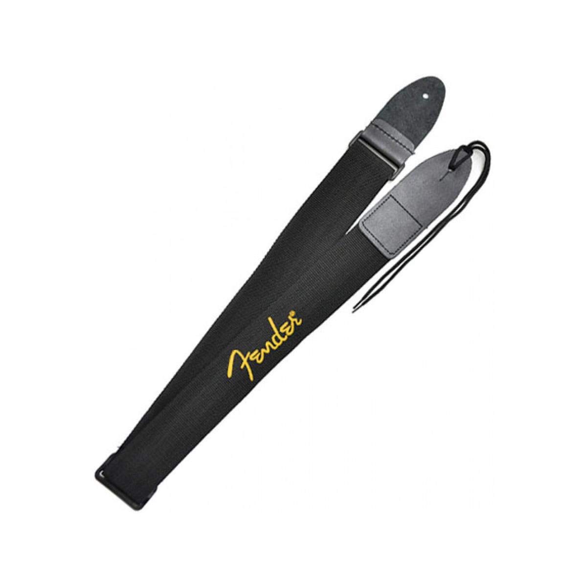 Fender 990662070 BLK/YELLOW Poly Guitar Strap
