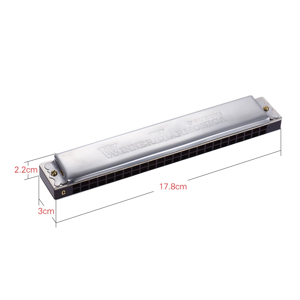 Suzuki W-24C Winner Series / Tremolo Harmonica