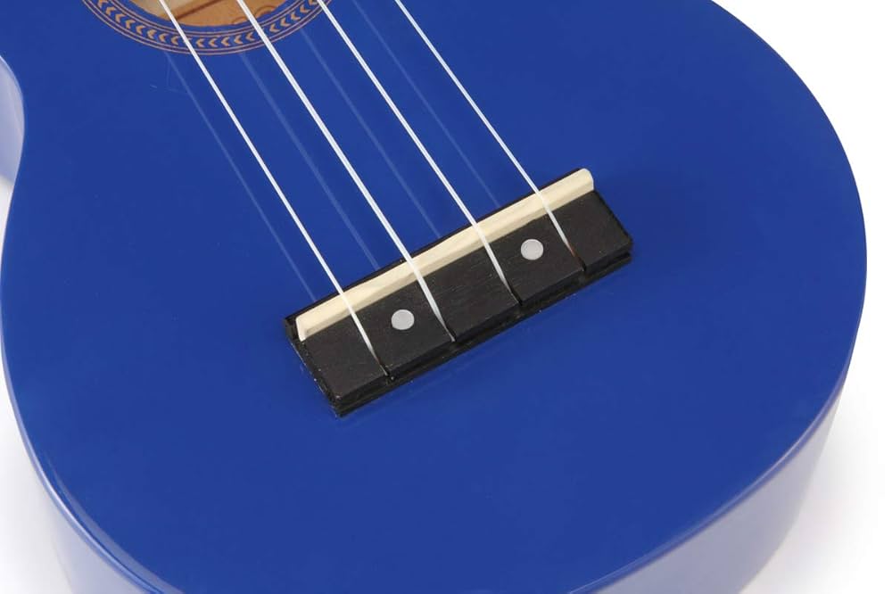 Mahalo MR1TBR Rainbow Series Soprano Trans Blue With Bag Ukulele