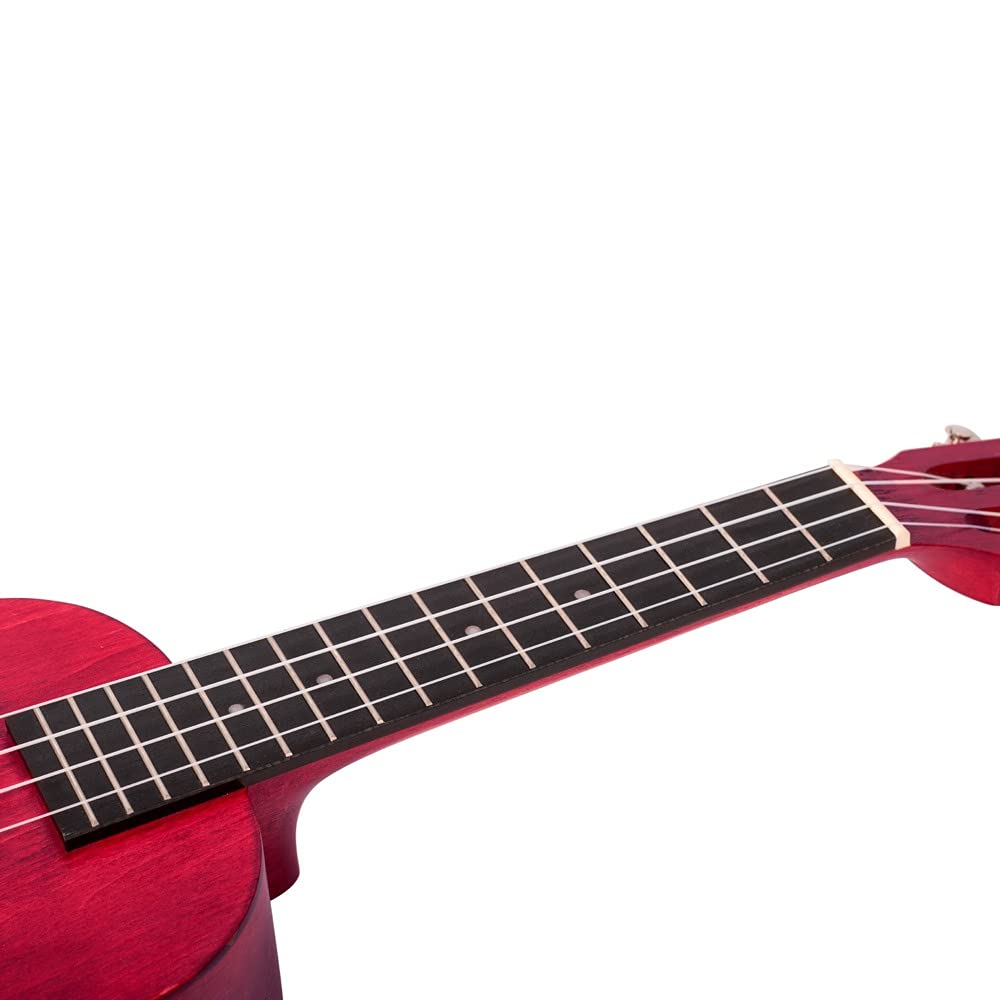 Mahalo ML2CR Island Series Cherry Red Concert With Bag Ukulele