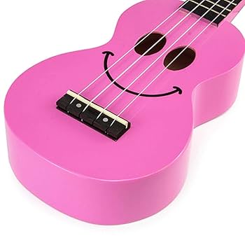 Mahalo U-SMILE-TPP Series Soprano Trans Purple With Bag Ukulele