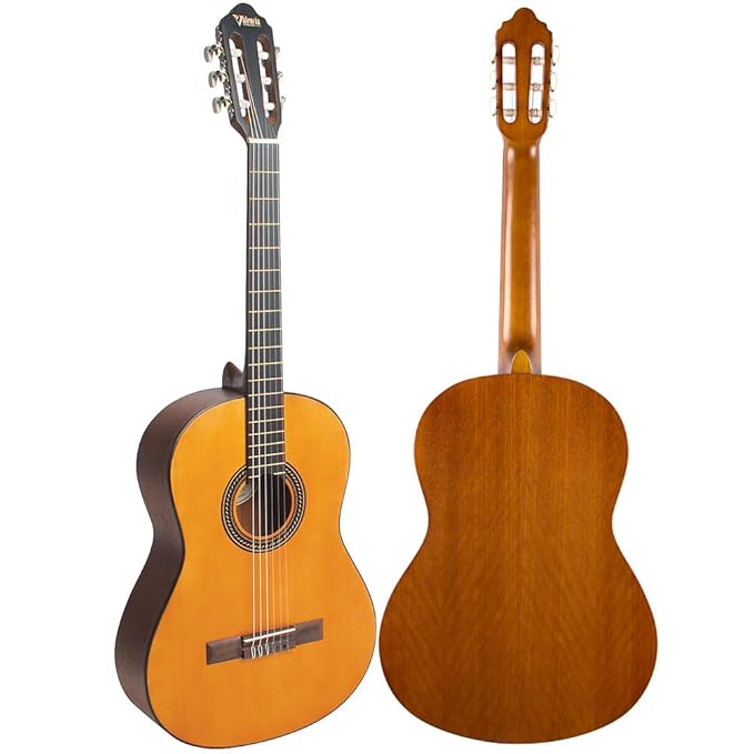 Valencia VC274H 270 Series 4/4 Hybrid Neck High Gloss Antique Natural Classical Guitar
