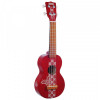 Mahalo MK1BATRD Kahiko Batik Series Soprano Red With Bag Ukulele