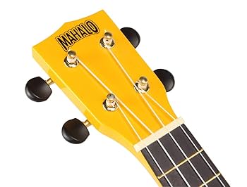 Mahalo MR1YW Rainbow Series Soprano Yellow With Bag Ukulele
