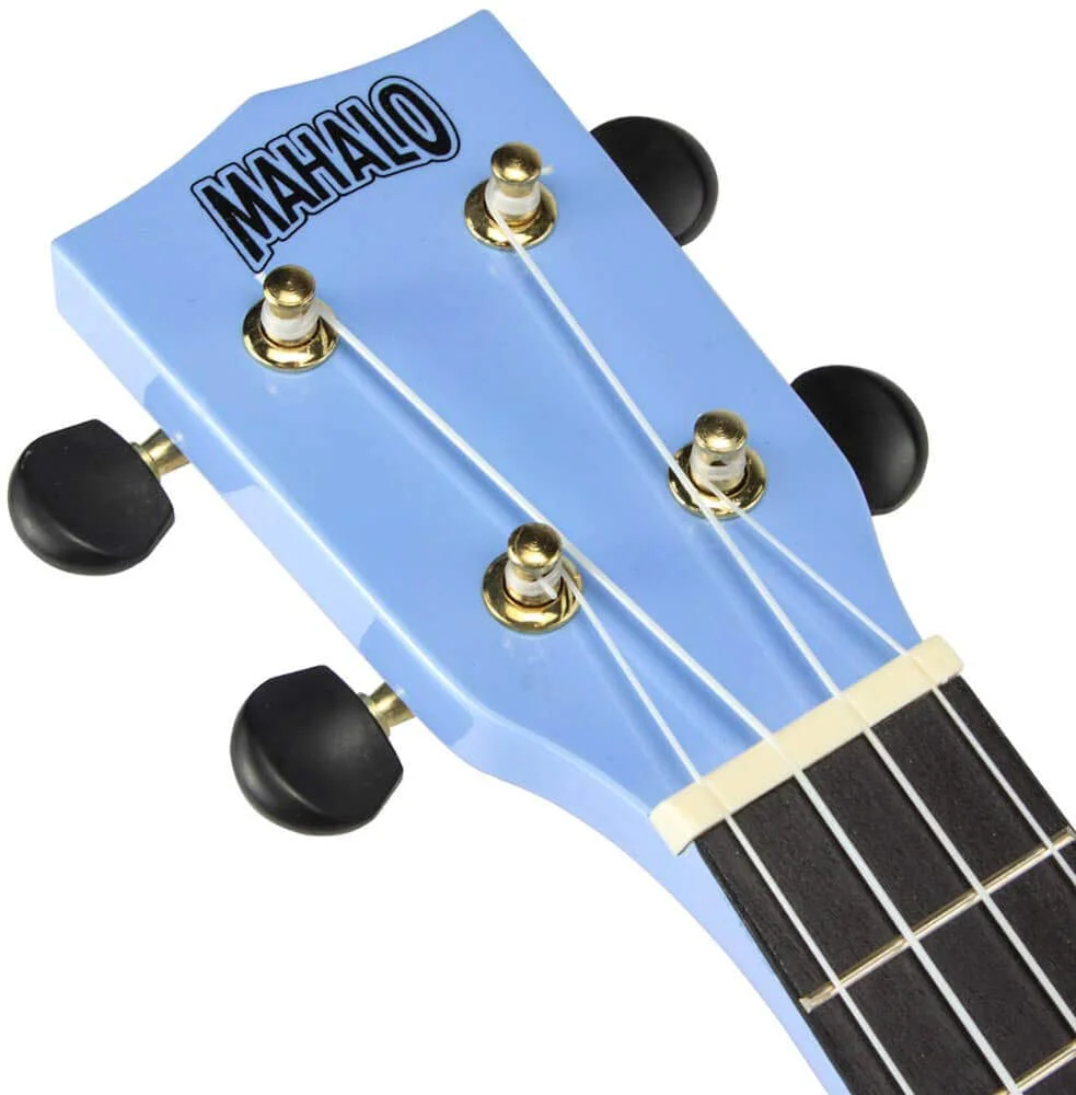 Mahalo U-SMILE-LBU Series Soprano Light Blue With Bag Ukulele