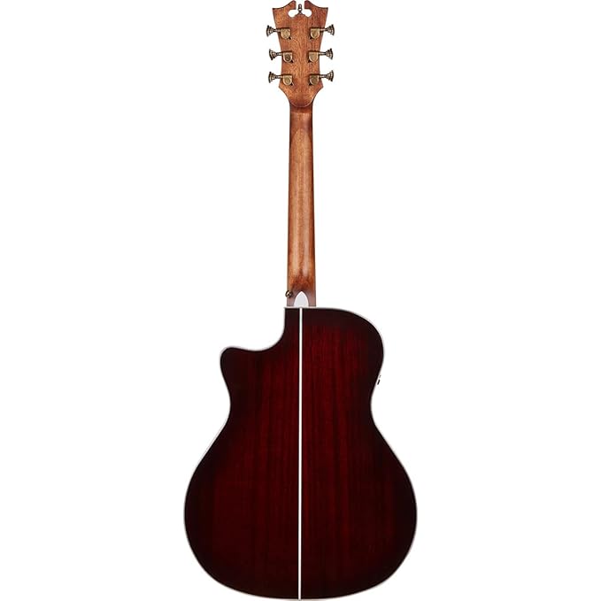D'Angelico DAPG200TBCBAPS Premier Series Gramercy Trans Black Cherry Burst Cutaway Electro-Acoustic Guitar