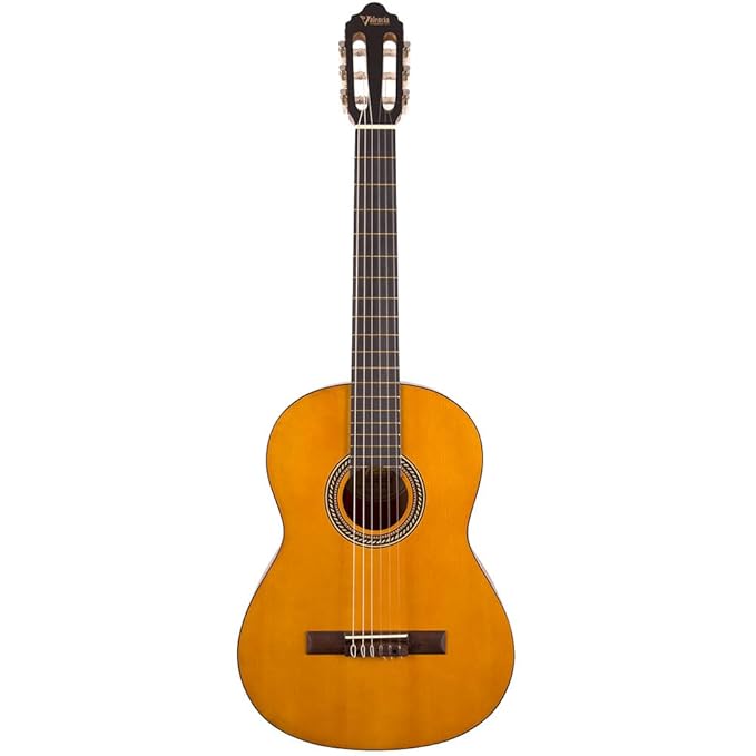 Valencia VC274H 270 Series 4/4 Hybrid Neck High Gloss Antique Natural Classical Guitar