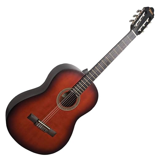 Valencia VC274CSB 270 Series 4/4 High Gloss Classis Sunburst Classical Guitar