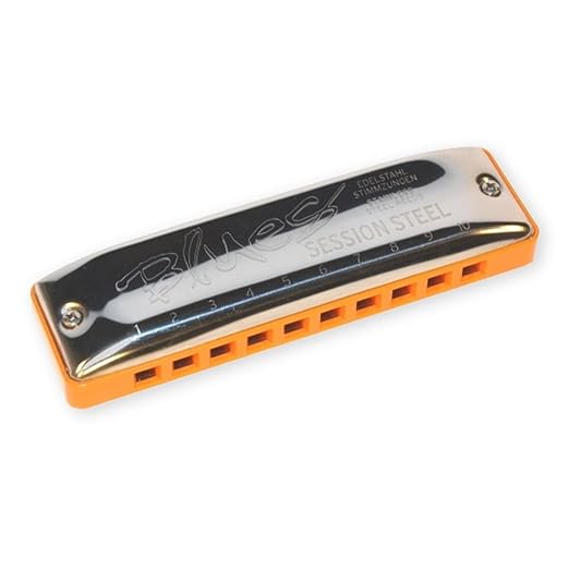 Seydel 10301A Blues Session Steel Key A Harmonica