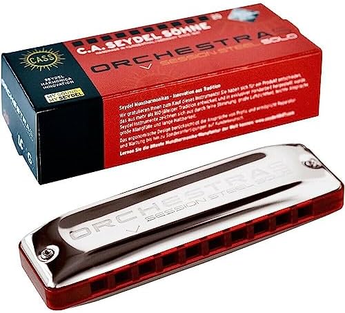 Seydel 10330A Blues Orchestra S Seccion Steel Key A Harmonica